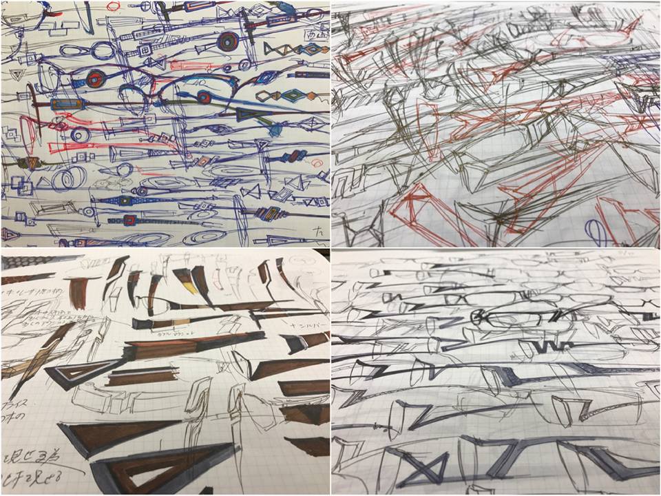 高橋浩主　ラフスケッチ